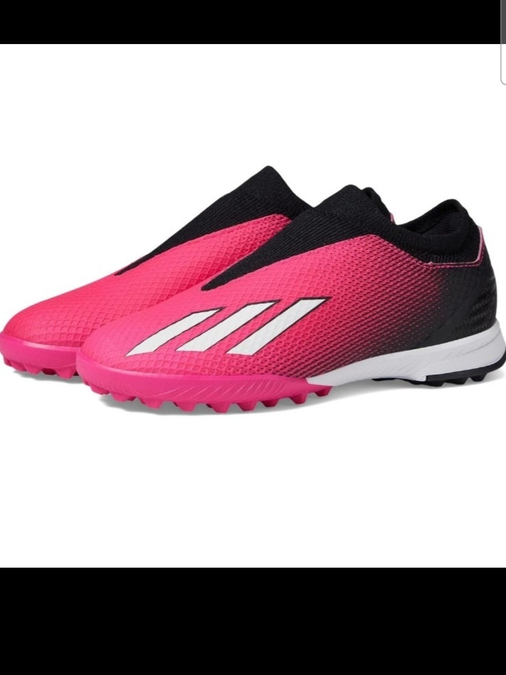 adidas X Speedportal.3 Laceless Turf Indoor Soccer Shoes, 5.5 youth (Big kid)